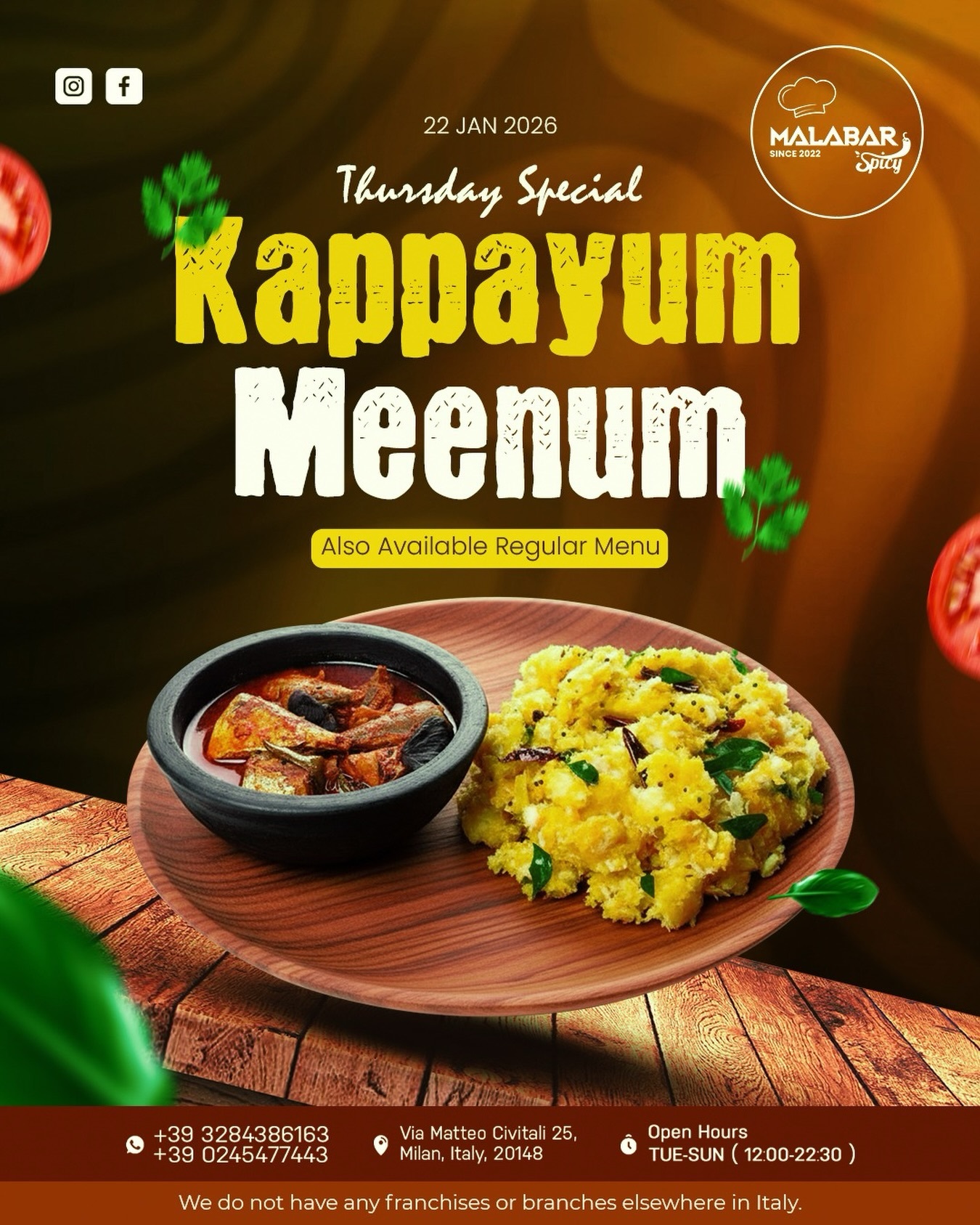 Thursday Special Kappayum Meenum